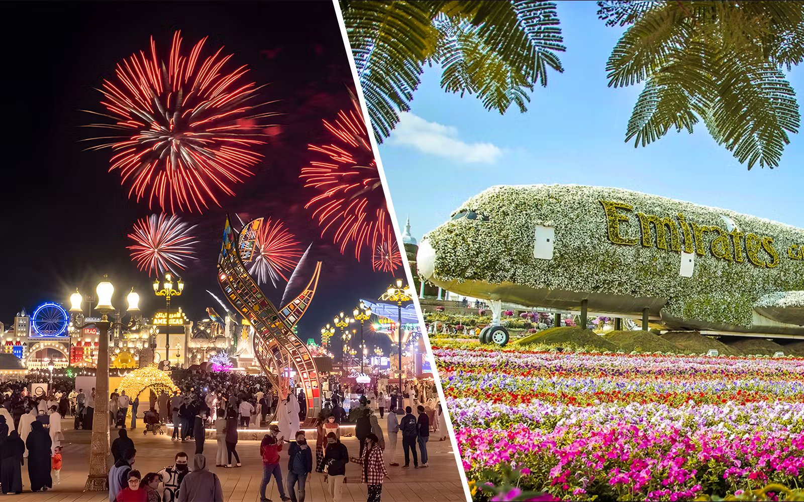 Super Saver: Global Village + Dubai Miracle Garden + Butterfly Garden Tickets