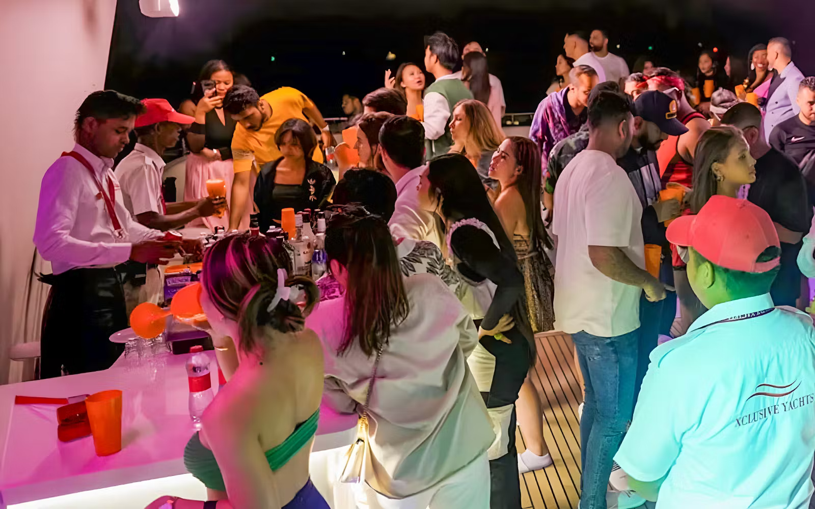 4-Hour Night Party Yacht Cruise with BBQ, Unlimited Drinks & DJ